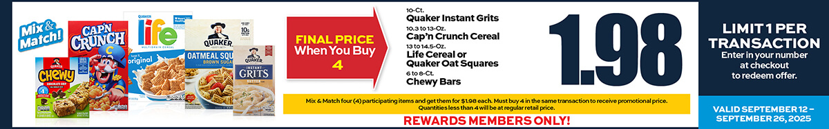 Quaker DigitalOffer 0917 Leaderboard EmailBanner1200x188 D